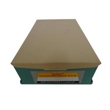 Kodak Kodaslide Compartment File Teal 240 2 X 2 Slides Divided Storage Box