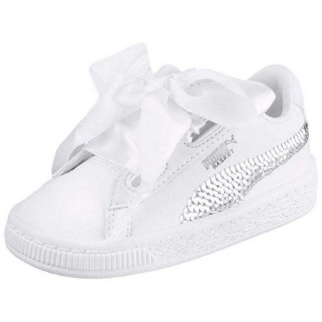 puma basket heart bling jr