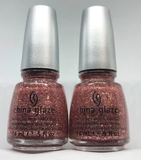 China Glaze Nail Polish MATERIAL GIRL - 1050 - Lacquer w Hardener - Prismatic