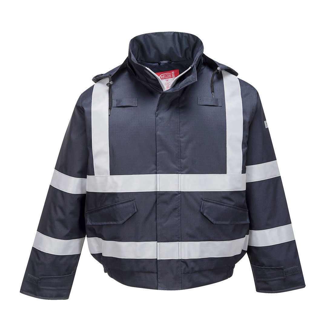 Portwest Bizflame Los Max 58% OFF Angeles Mall Bomber Jacket Hi Flame R Safety Protection Vis