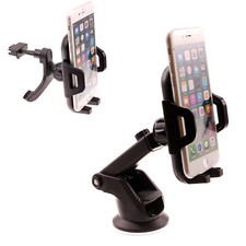 Car Mount Windshield Air Vent Phone Holder Glass Cradle Suction for Smartphones