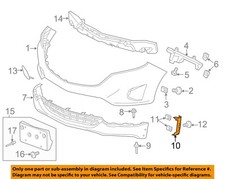GM OEM 18-24 Equinox Bumper Components-Reinforcement 23227561