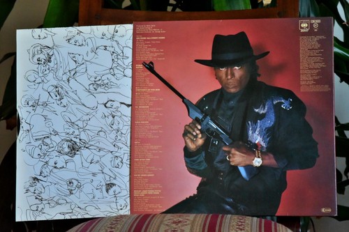 CBS STEREO HOLLAND 1985 MILES DAVIS "You're Under Arrest" GATEFOLD COVER - Picture 3 of 3