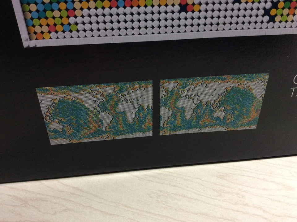 New Sealed Retired Lego Art #31203 World Map 11,695pcs School Frame Hanging - Image 4 of 4