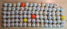 Huge Lot of 88 Vintage Golf Balls,NFL,Miller,Pine Valley, Indian Wells, Courses