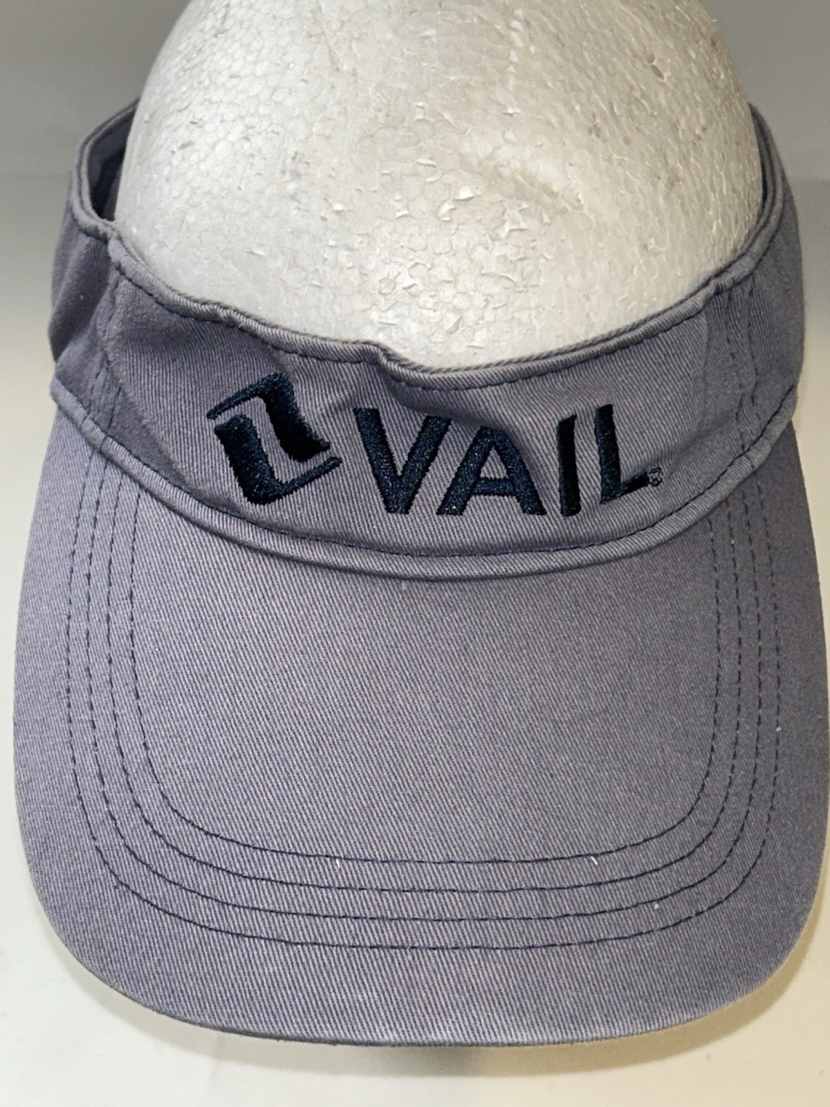 VAIL VISOR HAT CAP ADJUSTABLE STRAPBACK STRAPBACK - image 1