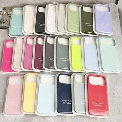 Liquid Silicone Phone Case for iPhone 16 17 14 15 12 for 13 14 Pro Max Cases