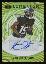 2023 Panini Illusions #LS-VJ Van Jefferson Limelight Signatures #/299