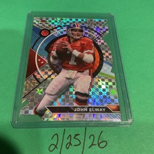 JOHN ELWAY 2023 TOPPS COMPOSITE FINEST X-FRACTOR DIE-CUT SN# /74