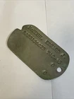 WW2 US Military Dog Tag US Regular Army Vet McHugh T42 T43 Soldier ID Single Vtg
