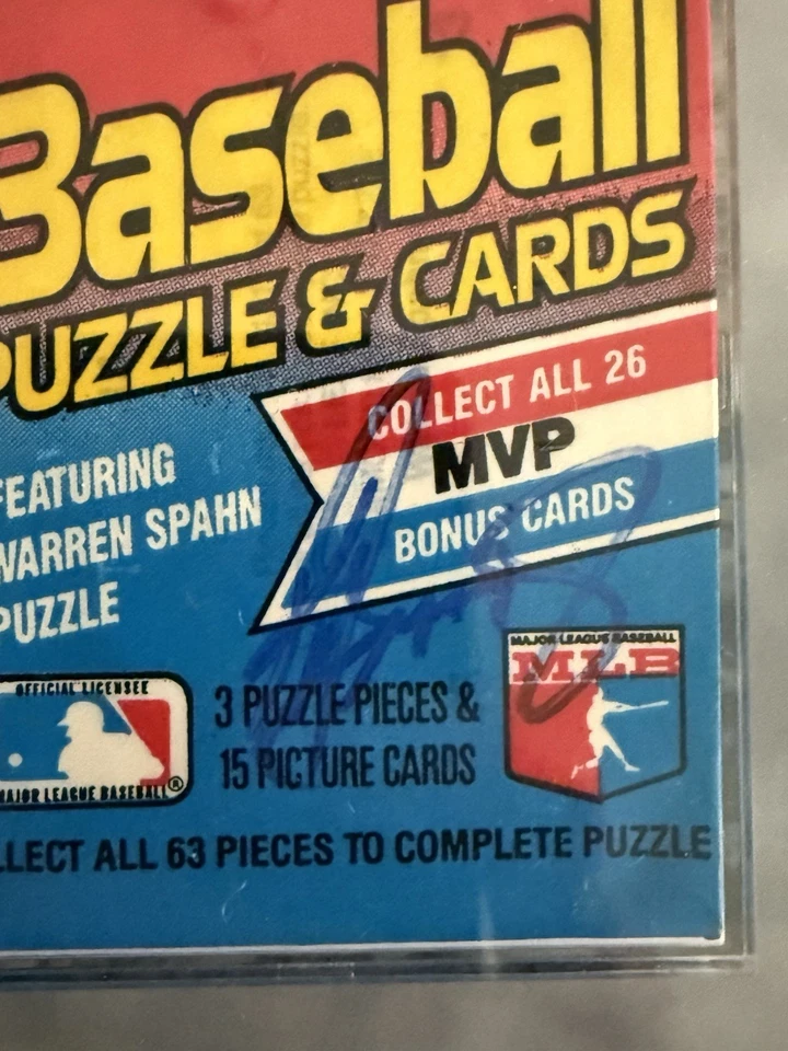 KEN GRIFFEY JR signed auto 1989 DONRUSS wax pack  PSA/DNA encapsulated ~mint - Image 2 of 3