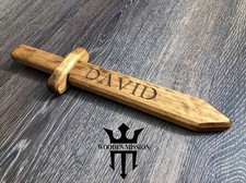 Mini Short Wooden Sword - Personalized Engraving - gift - Toys for Boys