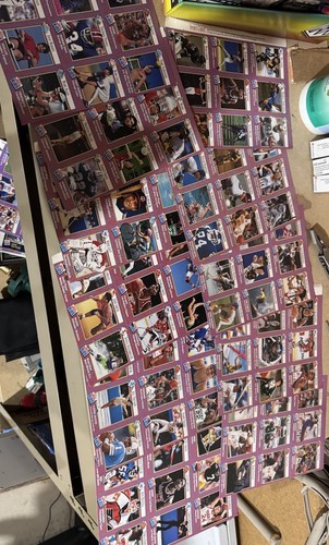 Sports Illustrated For Kids 1991 Uncut Sheet Lot of 11