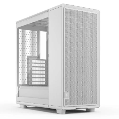 Fractal Design Epoch White Tg Clear Case W/ Clear Window Atx 3X Momentum 12 Fans