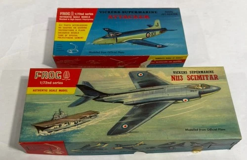 Frog #*330/334 Vickers Supermarine / N113 Scimitar (Set of 2) 1:72 Scale LR-RH