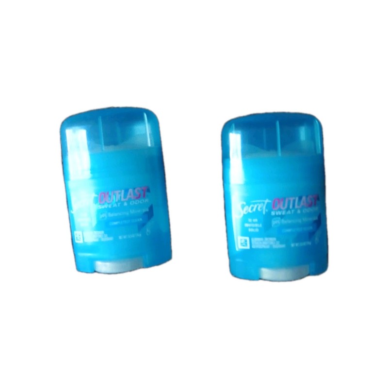 2x Secret Outlast Antiperspirant Deodorant for Women, Invisible Solid 0.5 oz