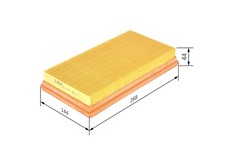 BOSCH Luftfilter F 026 400 107 Filtereinsatz für KIA RIO DC 1 16V