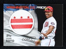 2022 Series 1 City Flag Commemorative Relics Black 211/299 Juan Soto Patch 0r8j