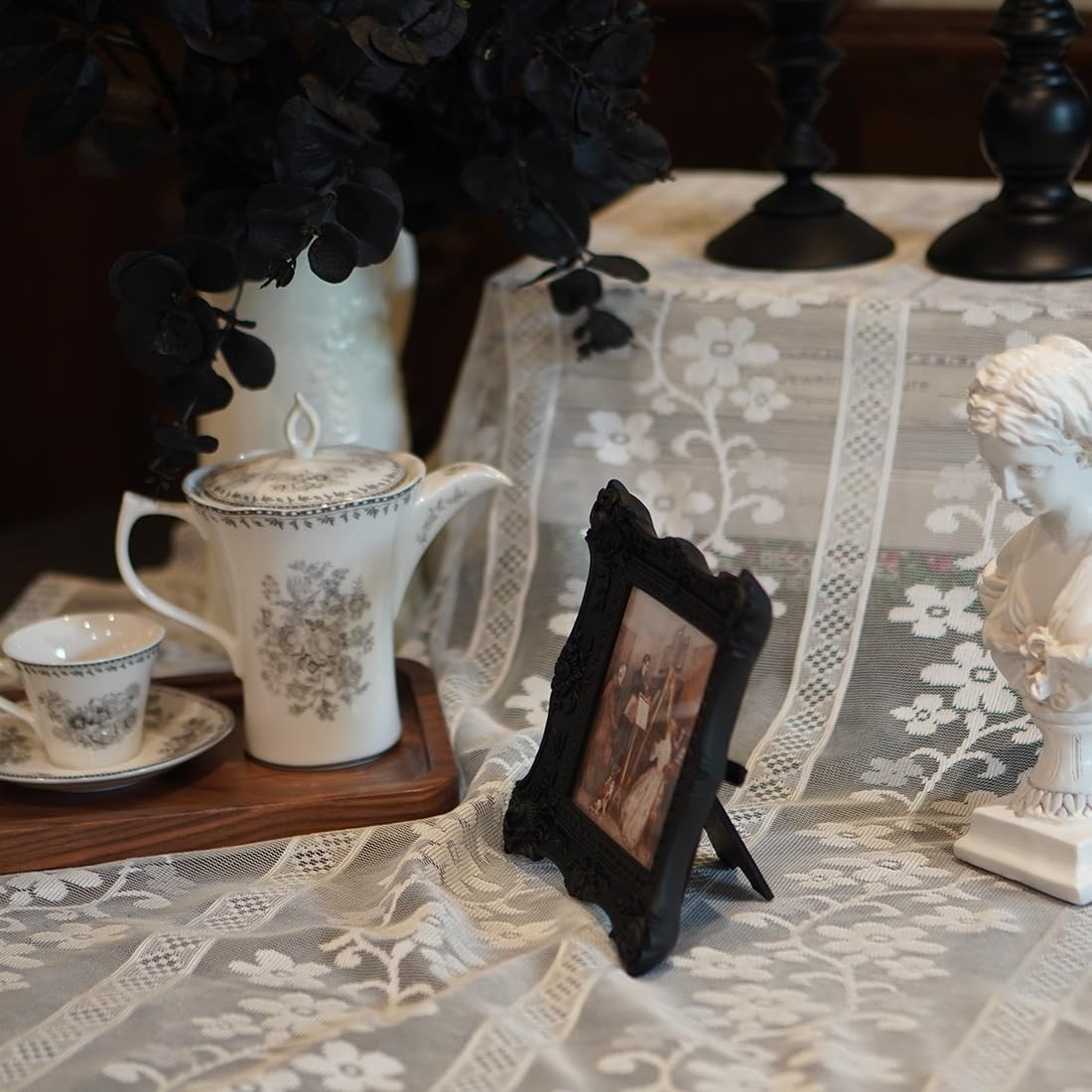 4X4 Black Vintage Picture Frames Ornate Picture Frames Gothic