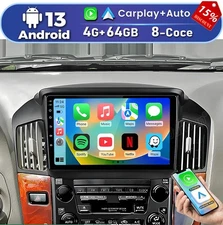 4+64G CarPlay Android13 For 1998-2003 Lexus Rx300 Car Stereo Radio GPS Navi WIFI