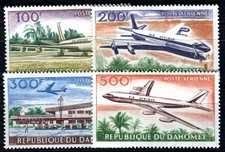 DAHOMEY 1963 Yvert PA 24-27 ** POSTFRISCH TADELLOS SATZ (F3611