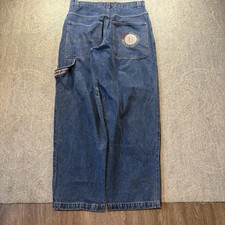 Vintage Y2K Boxx Baggy Wide Leg Denim Carpenter Jeans 34x32 Jnco Style Skater