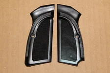 Browning Hi Power HP High Power Grips Black Turquois Plastic #BIN16-5