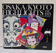 Vintage 1970 OSAKA KABUKI HIGHLIGHT Expo 70 Hotel New Osaka 104 Pg Travel Guide