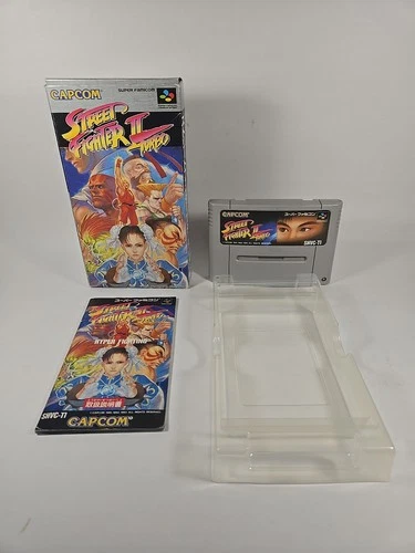 Nintendo Super Famicom Street Fighter II 2 Turbo Complete Box CIB JP - CAD Stock