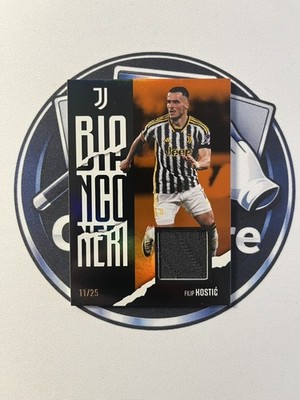 2023-24 Topps Juventus Team Set BR-FK Filip Kostic Bianconeri Relic /25