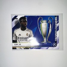 Topps 2025-26 UEFA Trophy Chasers Vinicius Junior TC-30 Real Madrid Soccer Card