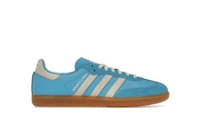 Adidas Samba OG x Sporty And Rich Blue Rush 4 Uk / 4,5 Us