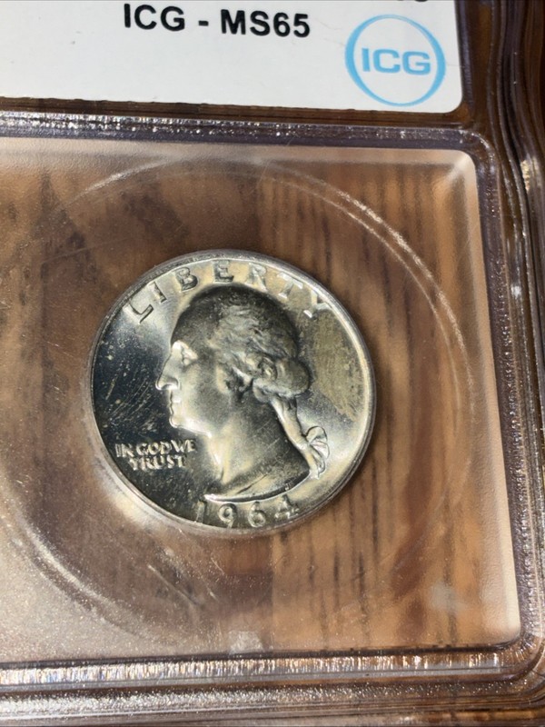 1964 D Quarter ICG MS65 Silver Denver Key Date