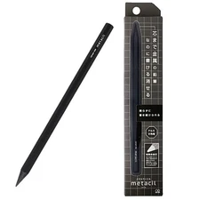 SUN-STAR Stationery Metal Pencil, Metacil, Metallic Gray, New,Japan Product