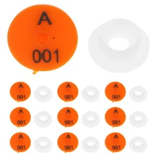  100pcs Ear Tags For Rabbits - Numbered 1-100 Livestock Identification Ear Tags
