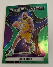 2024-25 Panini Prizm - Deep Space LeBron James #5 Green Prizm