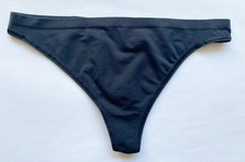 Victoria's Secret VTG Body by Victoria Seamless Low-Rise Thong Black Size Small