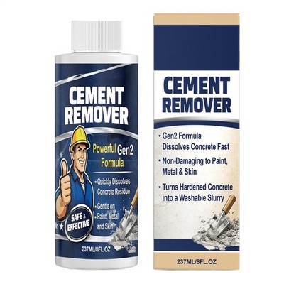 Concrete Remover Fast-Acting Cleaner 8fl.oz Dried Cement Remover Liquid