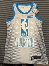 NBA Jersey Mens  Durant 7 Blue Gray Basketball All Star 2022 Jordan Logo Size M