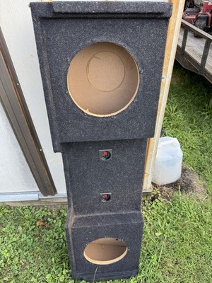 Dual Subwoofer Speaker Box Enclosure Carpeted MDF Ported 07-13 GMC 10  Box