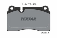 NEU - Textar 2409801 Bremsbelagsatz, Scheibenbremse FüR VW