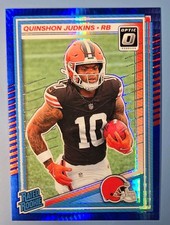 Panini 2025 Donruss Optic Quinshon Judkins Blue Hyper Prizm #252 Browns NFL