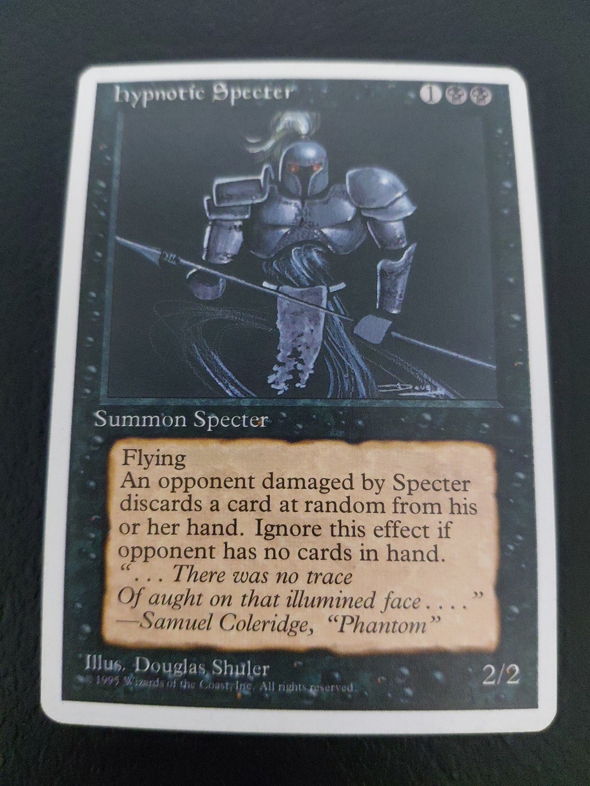 Magic the Gathering ~ MTG ~ 1x Hypnotic Specter ~ Fourth Edition ~ 4Ed ~ LP/NM