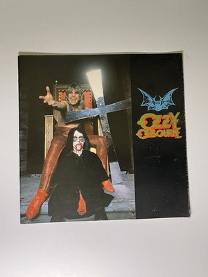 Black Sabbath Ozzy Osbourne Programme Original Speak Of The Devil
