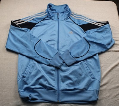Adidas - Gebraucht - Vintage Track Jacket Blau Herren S Trainingsjacke 2007 Y2K