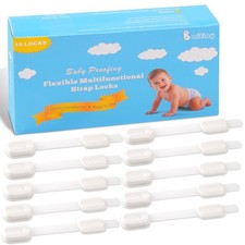 Baby Safety Strap Locks Child Safety Cabinet Proofing Child Proof Drawer Lock...