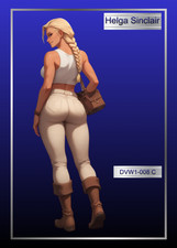 Helga Sinclair - Sexy Waifu Card -Custom DIY Fan Art Card Common DVW1-008