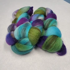 Quillin Fiber Arts 4oz Dragonfly BFL Roving Spinning Fiber