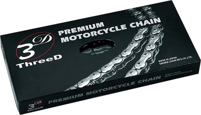 EK 3D Z Motorcycle Chain 520X150 Chrome/Nickel Dirtbike Street 520Z/3D/C-150