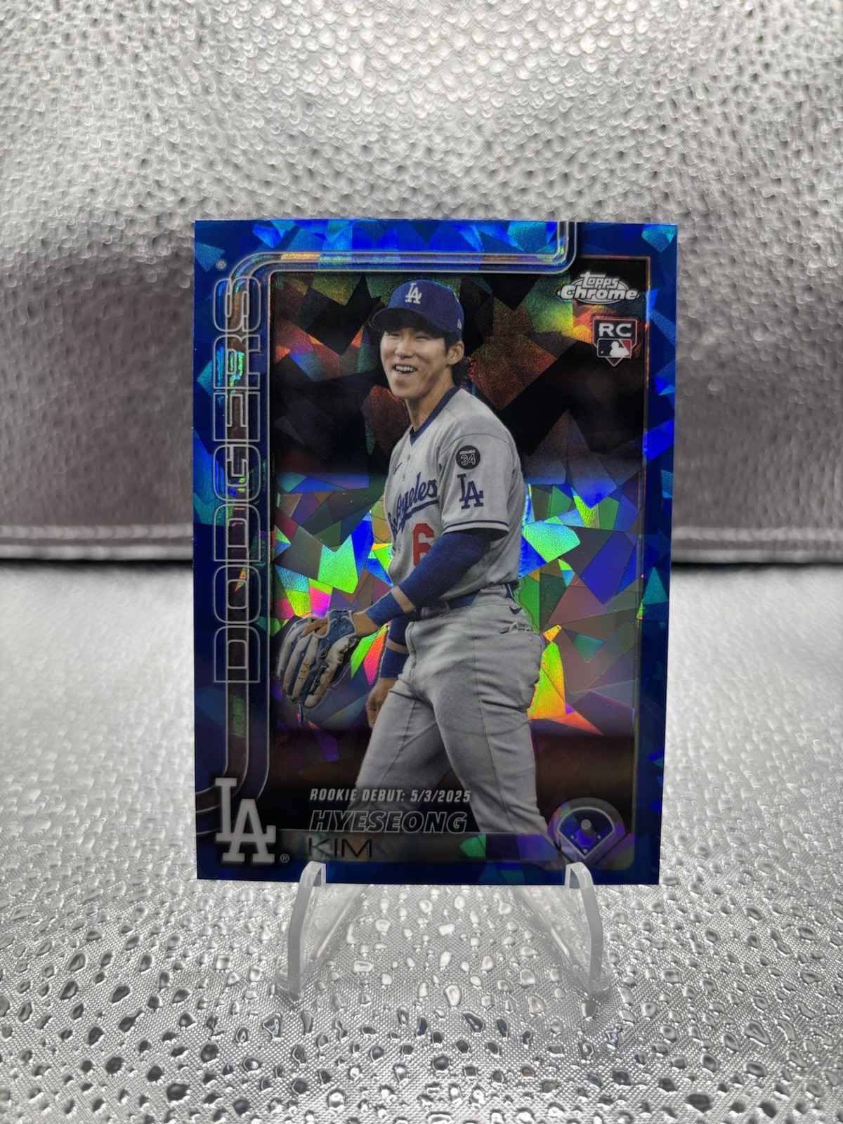 2025 Topps Chrome Update Sapphire RC Hyeseong Kim Rookie #USC149 LA Dodgers
